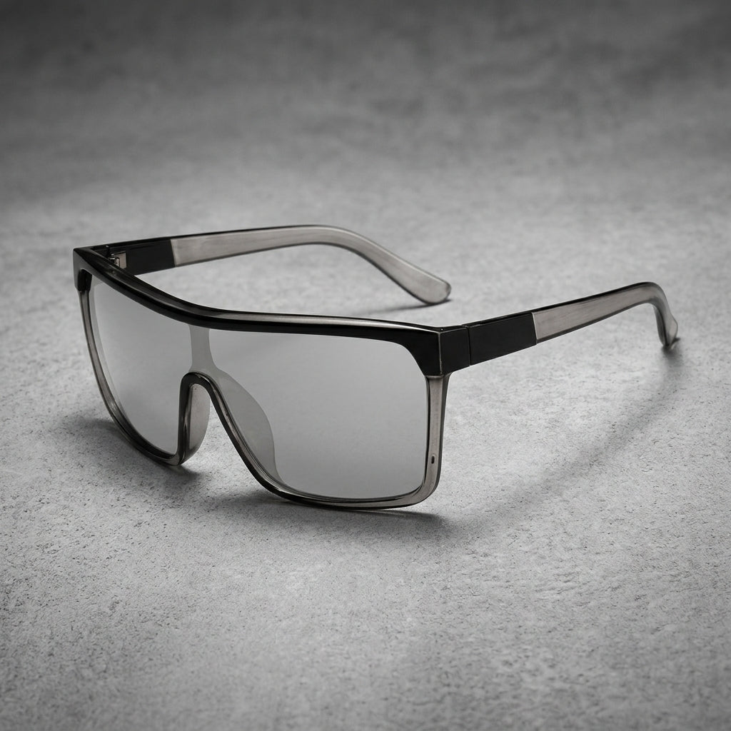 Silver Chrome / Matte Black