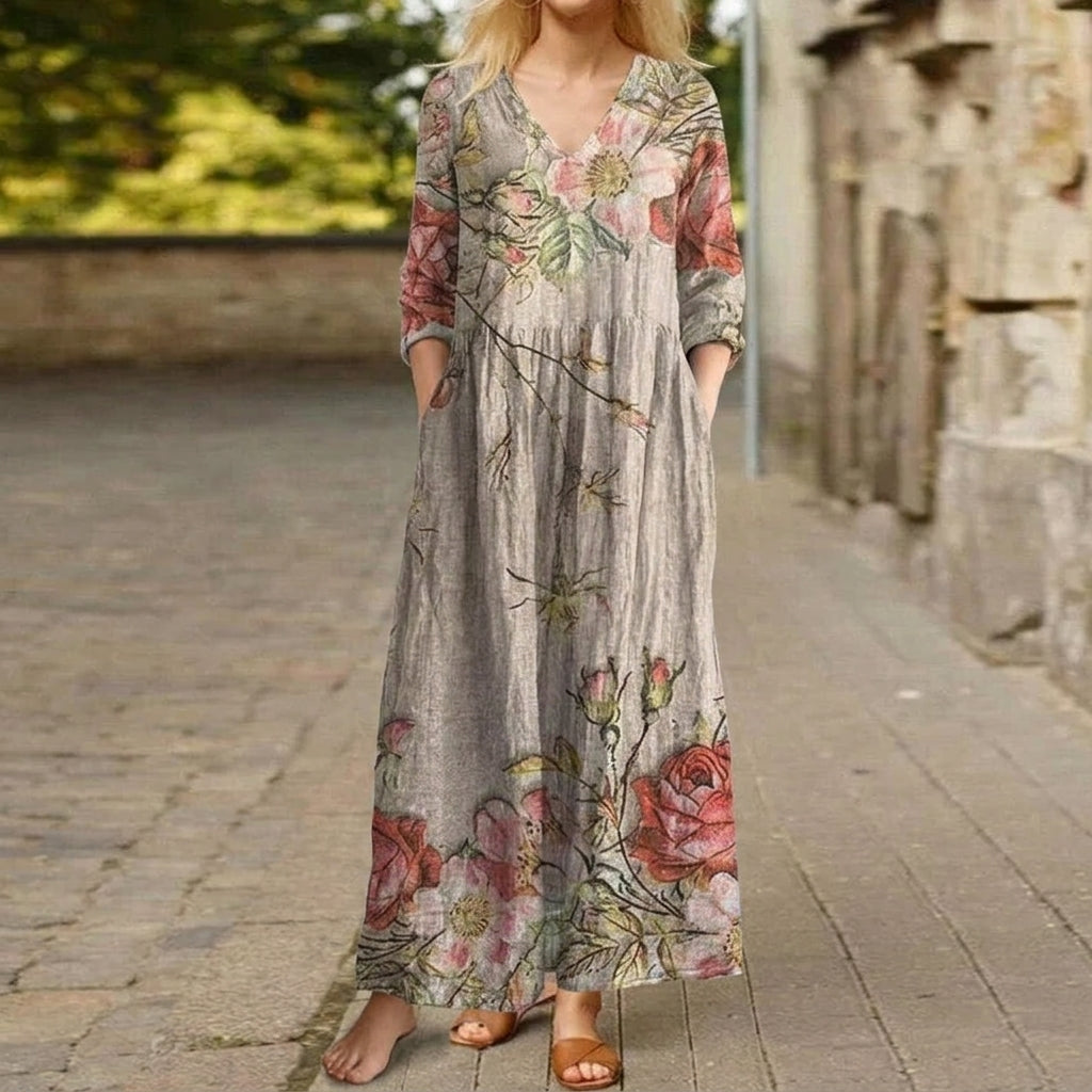 Light Taupe Floral